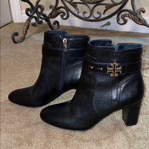 Tory Burch black/gold Booties